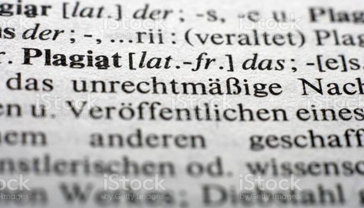 Germany,Extreme close up of english dictionary page with word plagiat